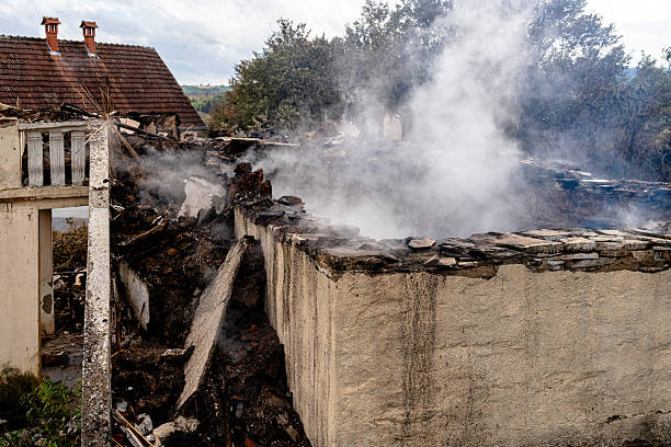 Professional Soot Cleanup technician working in Lutherville Timonium, MD